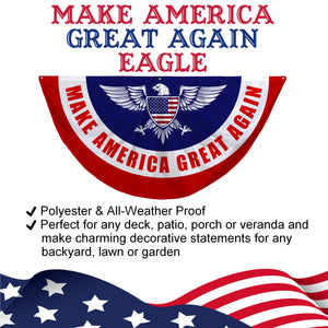 Make America Great Again Eagle 3 x 6 Bunting Flag