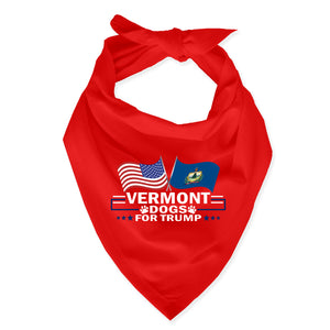Vermont For Trump Dog Bandana Limited Edition