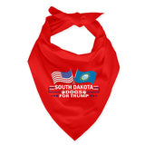 Sleepy Joe Biden Chew Toy Doll + Free South Dakota For Trump Dog Bandana