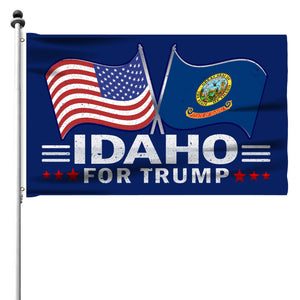 Trump 2024 Make Votes Count Again & Idaho For Trump 3 x 5 Flag Bundle