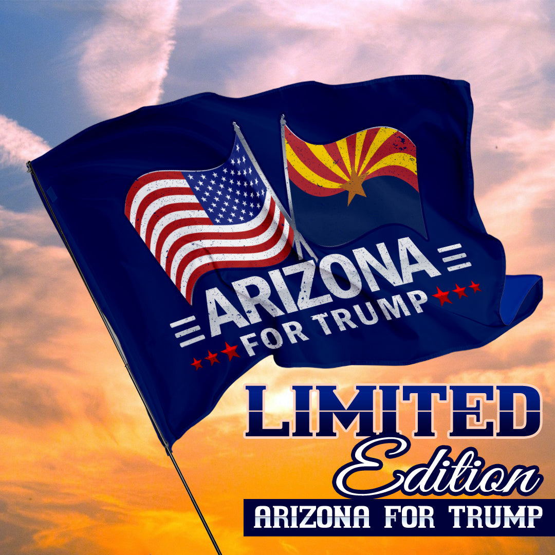 Arizona For Trump x Flag Limited Edition Dual Flags – Republican Dogs