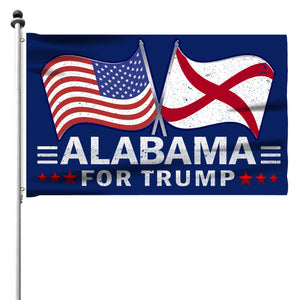 Trump 2024 Make Votes Count Again & Alabama For Trump 3 x 5 Flag Bundle