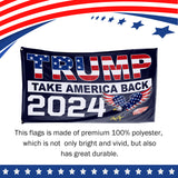 Trump 2024 Flag Take America Back Eagle Vote Donald Trump Flags For Sale