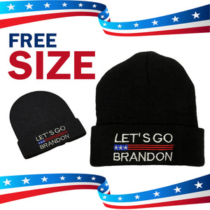 Let's Go Brandon Black Winter Hat