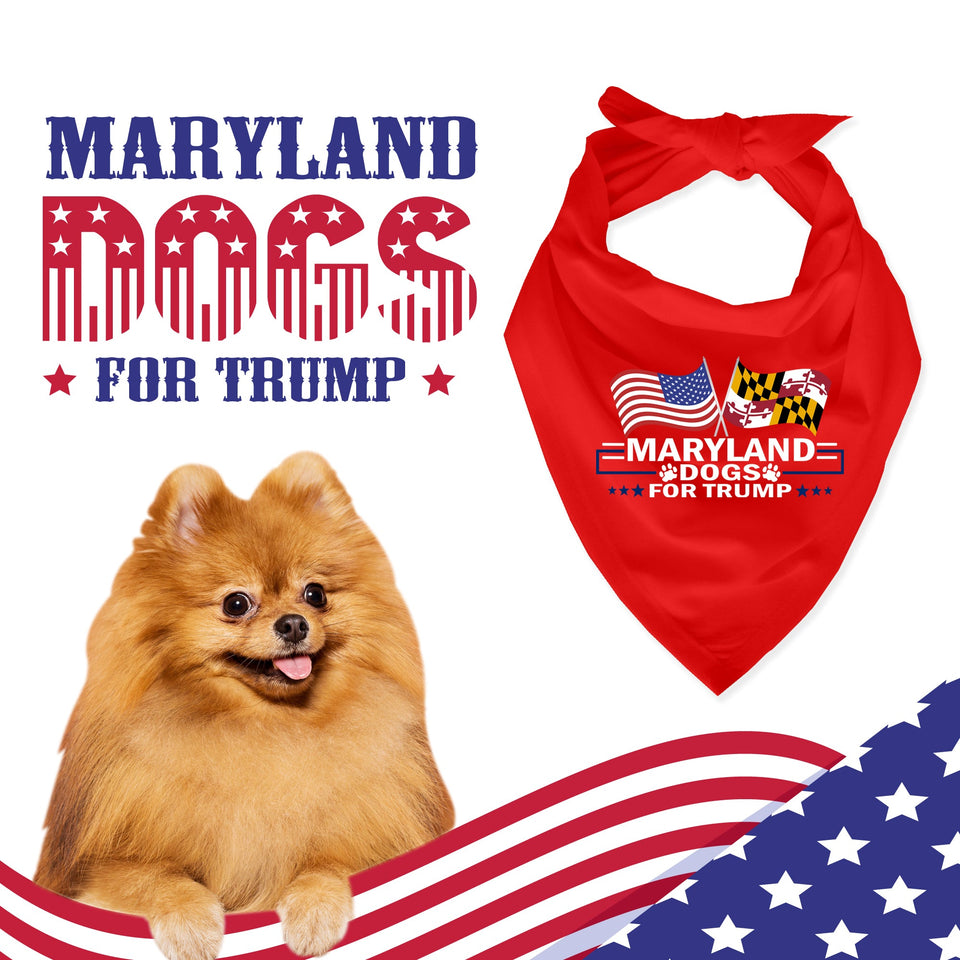 Maryland For Trump Dog Bandana Limited Edition