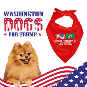 Washington For Trump Dog Bandana Limited Edition