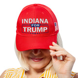 Indiana For Trump Limited Edition Embroidered Hat