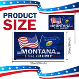 Montana For Trump 3 x 5 Flag - Limited Edition Dual Flags