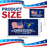 Oregon For Trump 3 x 5 Flag - Limited Edition Dual Flags