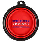 Republican Dogs Collapsible Dog Bowl