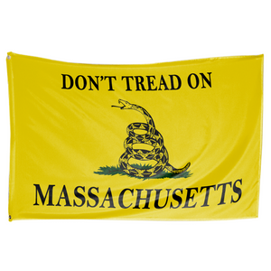 Don't Tread on Massachusetts 3 x 5 Gadsden Flag - Limited Edition