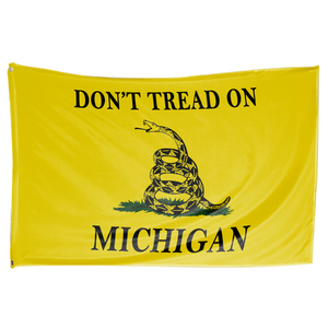 Don't Tread on Michigan 3 x 5 Gadsden Flag - Limited Edition