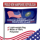 Proud New Hampshire 3 x 5 Flag - Limited Edition Flags