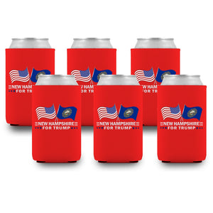 New Hampshire For Trump Limited Edition Can Cooler 6 Pack