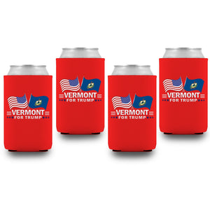 Vermont For Trump Limited Edition Can Cooler 4 Pack