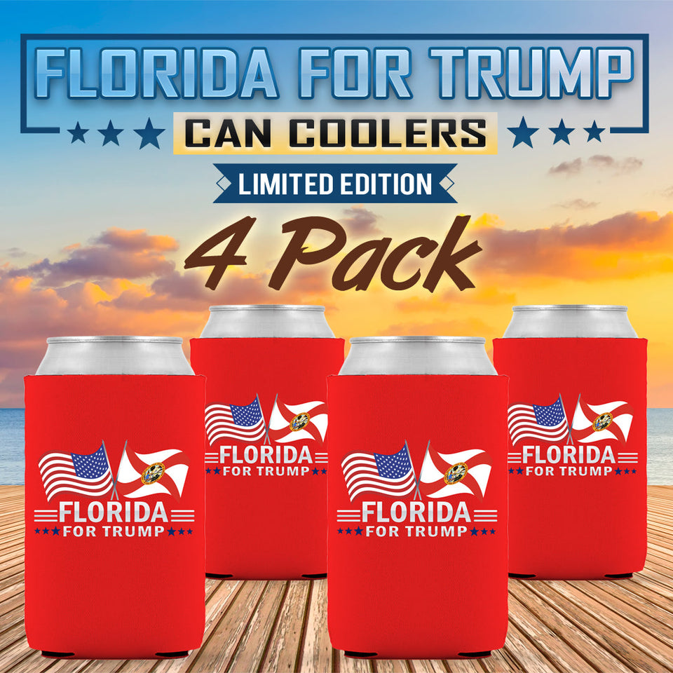 Florida For Trump Limited Edition Can Cooler 4 Pack