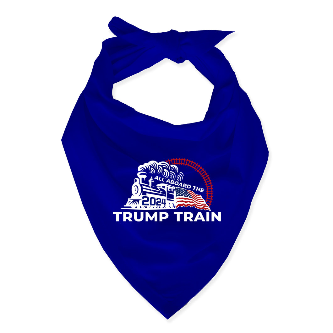 2024 Trump Train Dog Bandana