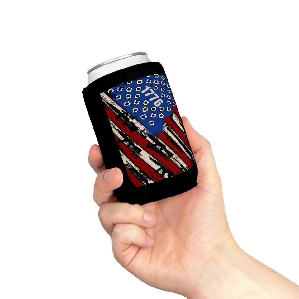 1776 American Flag Can Cooler