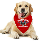 Trump 2024 Take America Back Red Dog Bandana