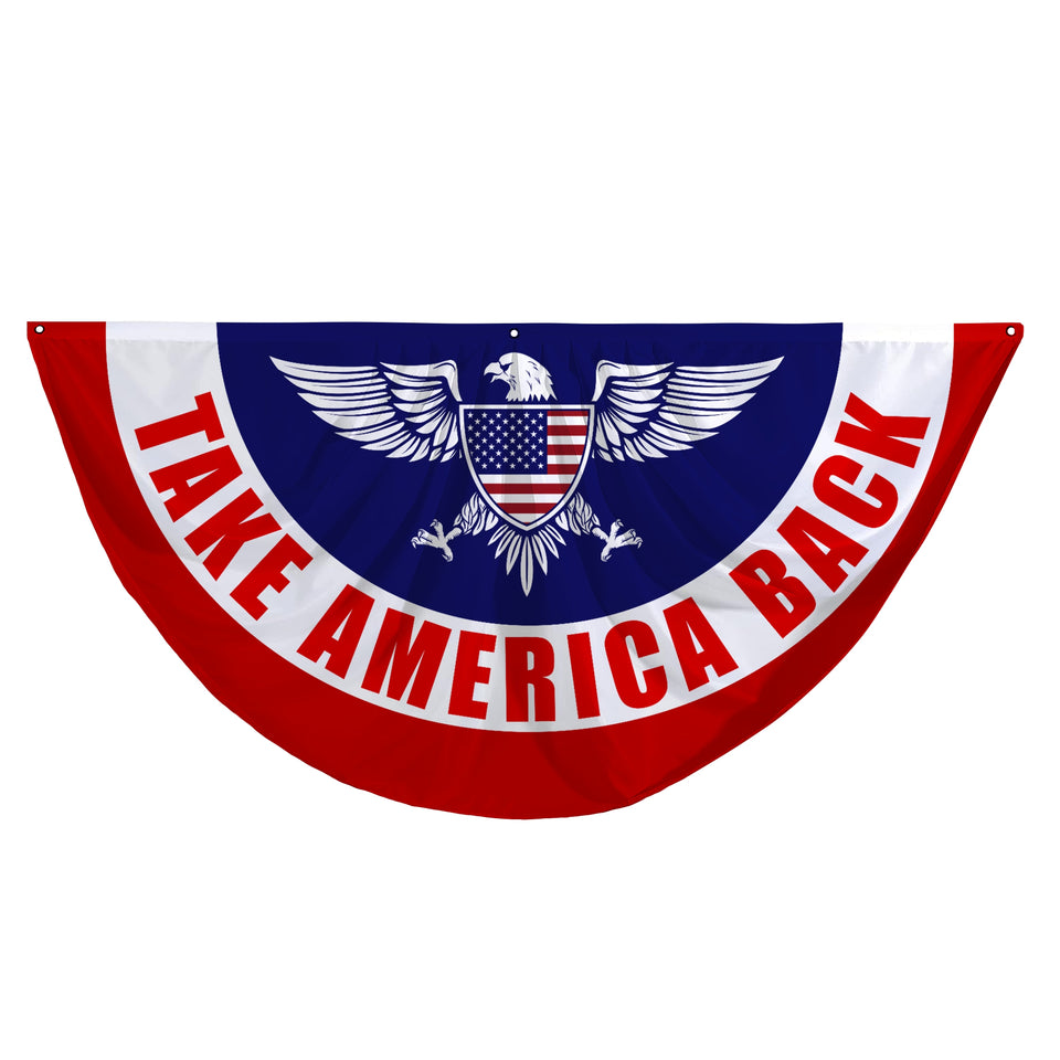 Take America Back Eagle Classic 3 x 6 Bunting Flag