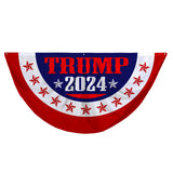 Trump 2024 Patriotic Stars Bunting Flag 3 x 6 Bunting Flag