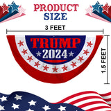 Trump 2024 Patriotic Stars Bunting Flag 3 x 6 Bunting Flag