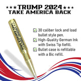 Trump 2024 Take America Back Bullet Style Pen