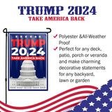 Trump 2024 Take America Back Capitol Building Yard Flag