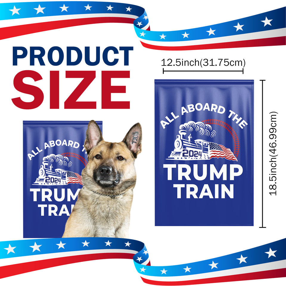 Trump Train 2024 Yard Flag