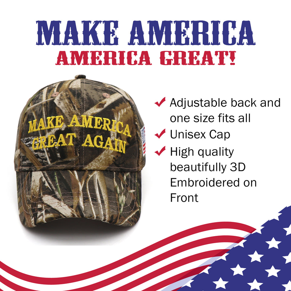 Make Amercia Great Again Camo Hat