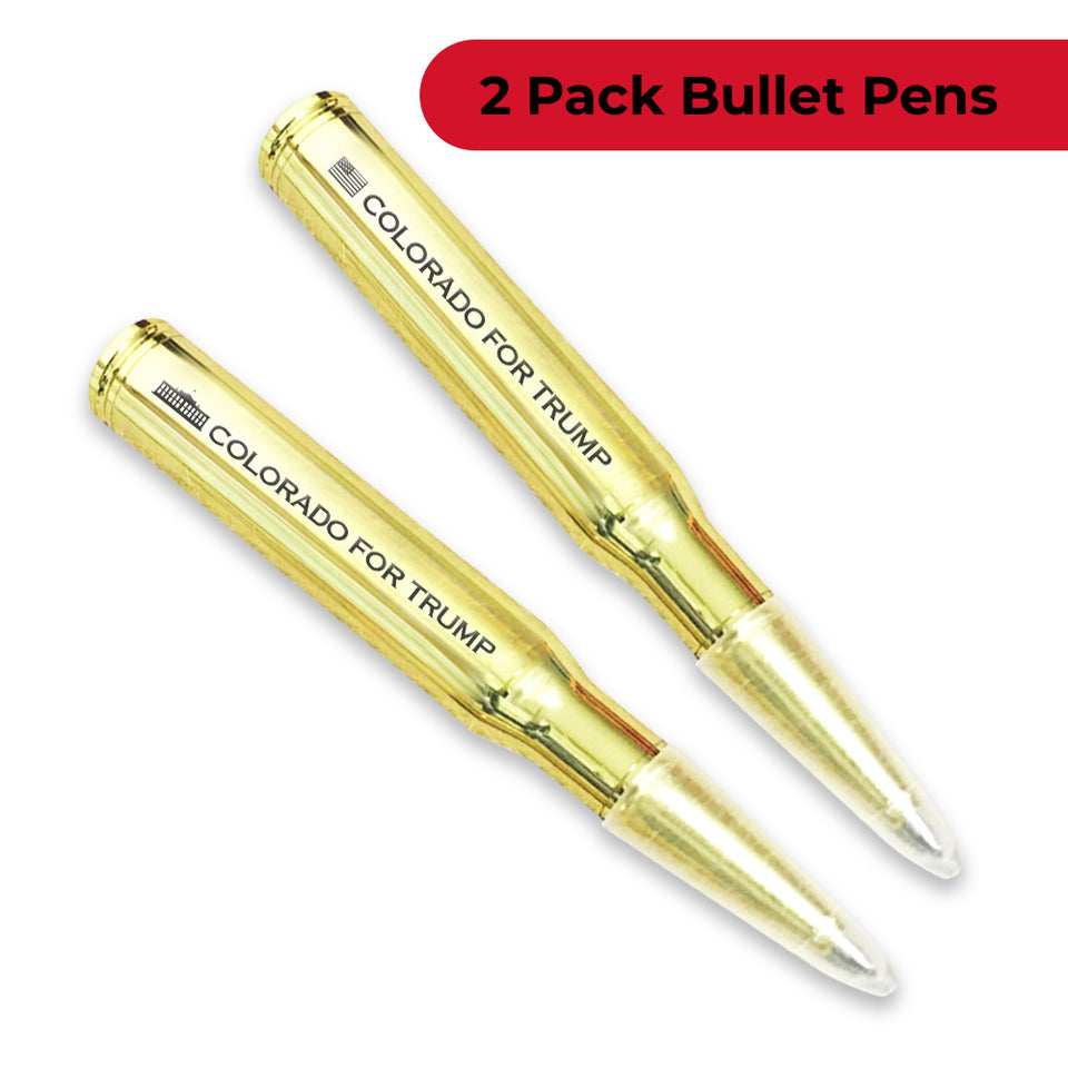 Connecticut for Trump Bullet Pen - Two Pack - New Trump 2024 Pen Set