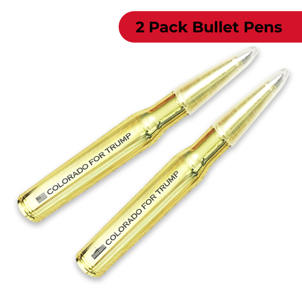 Connecticut for Trump Bullet Pen - Two Pack - New Trump 2024 Pen Set