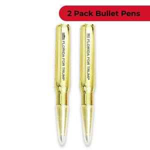 Florida for Trump Bullet Pen - Two Pack - New Trump 2024 Pen Set