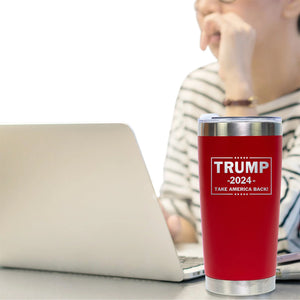 Trump 2024 Take America Back Red 20 oz Tumbler