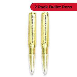 Massachusetts for Trump Bullet Pen - Two Pack - New Trump 2024 Pen Set