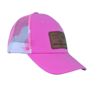 Trump 2024 Take America Back! Pink Silhouette Hat