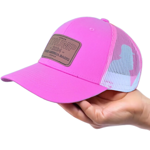 Trump 2024 Take America Back! Pink Silhouette Hat