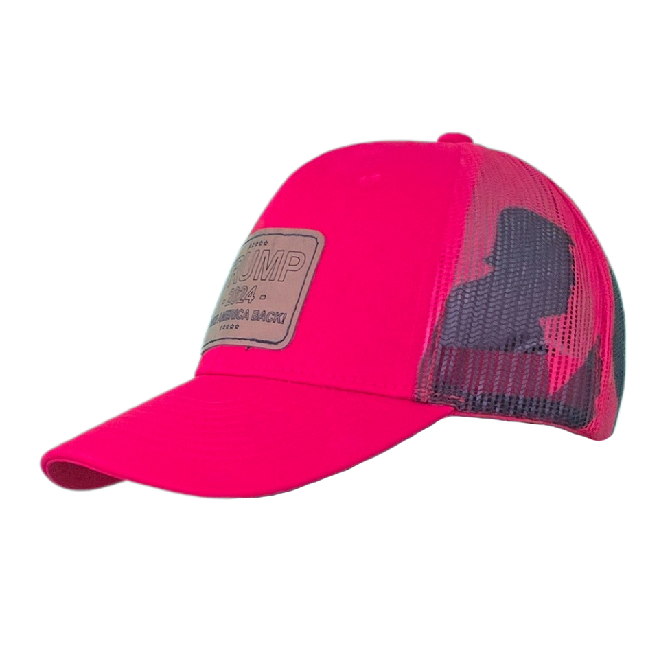 Trump 2024 Take America Back Red Silhouette Hat