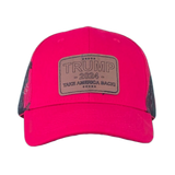 Trump 2024 Take America Back Red Silhouette Hat