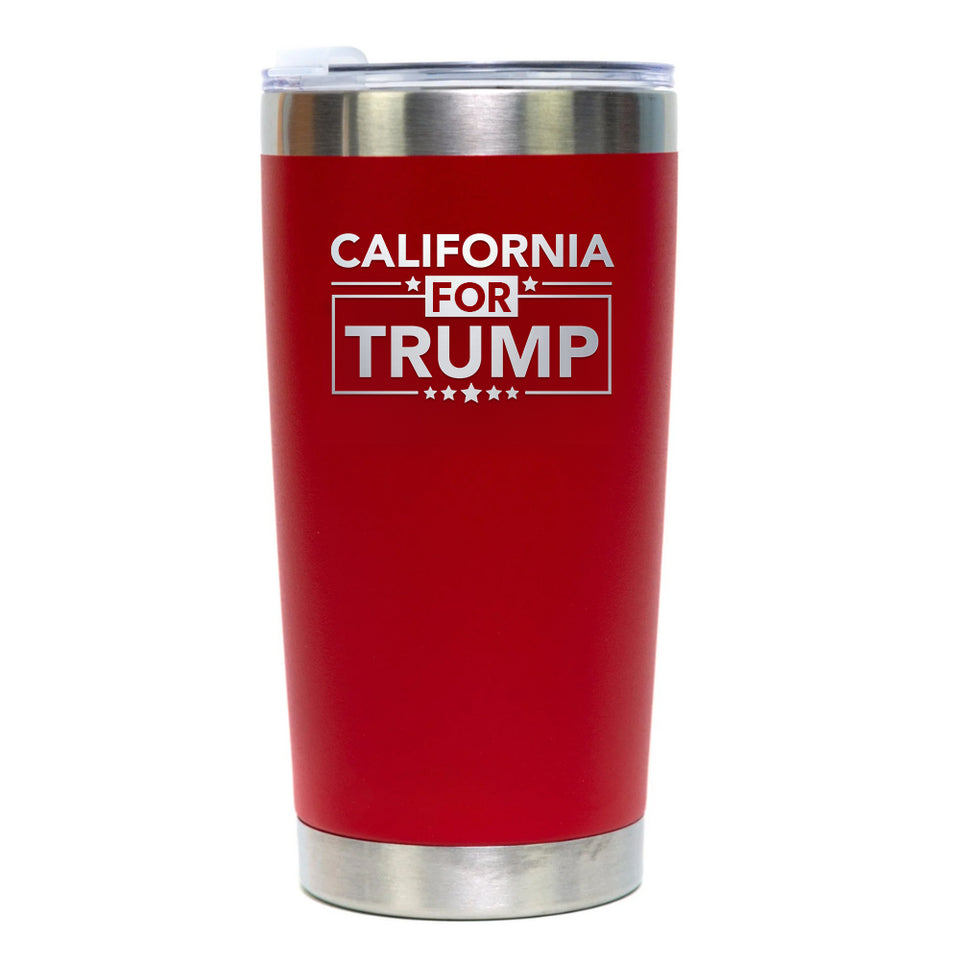 California for Trump 2024 Red Tumbler 20oz