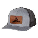 Don't Tread on Trump Gray Hat with leather patch