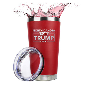 North Dakota for Trump 2024 Red Tumbler 20oz