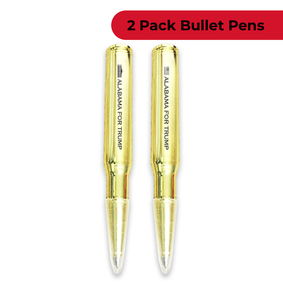 Alabama for Trump Bullet Pen - Two Pack - New Trump 2024 Pen Set