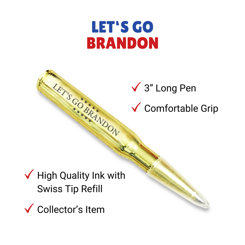 Let's Go Brandon Bullet Style Pen-Trump 2024 Pen