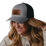 Babes for Trump 2024 Hat with leather patch