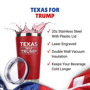 Florida for Trump 2024 Red Tumbler 20oz