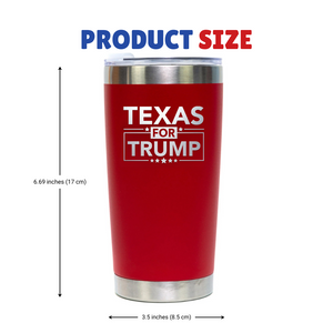 Alabama for Trump 2024 Red Tumbler 20oz