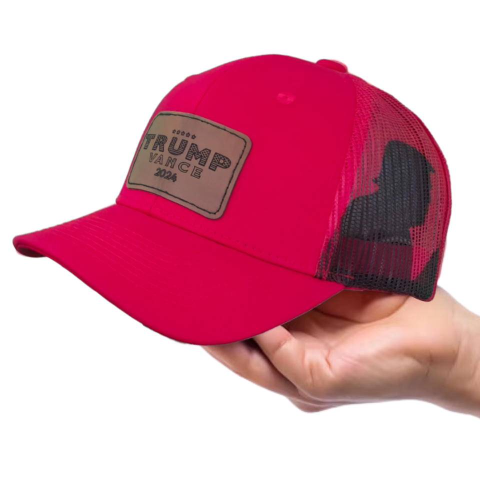 Trump Vance 2024 Silhouette Red Hat