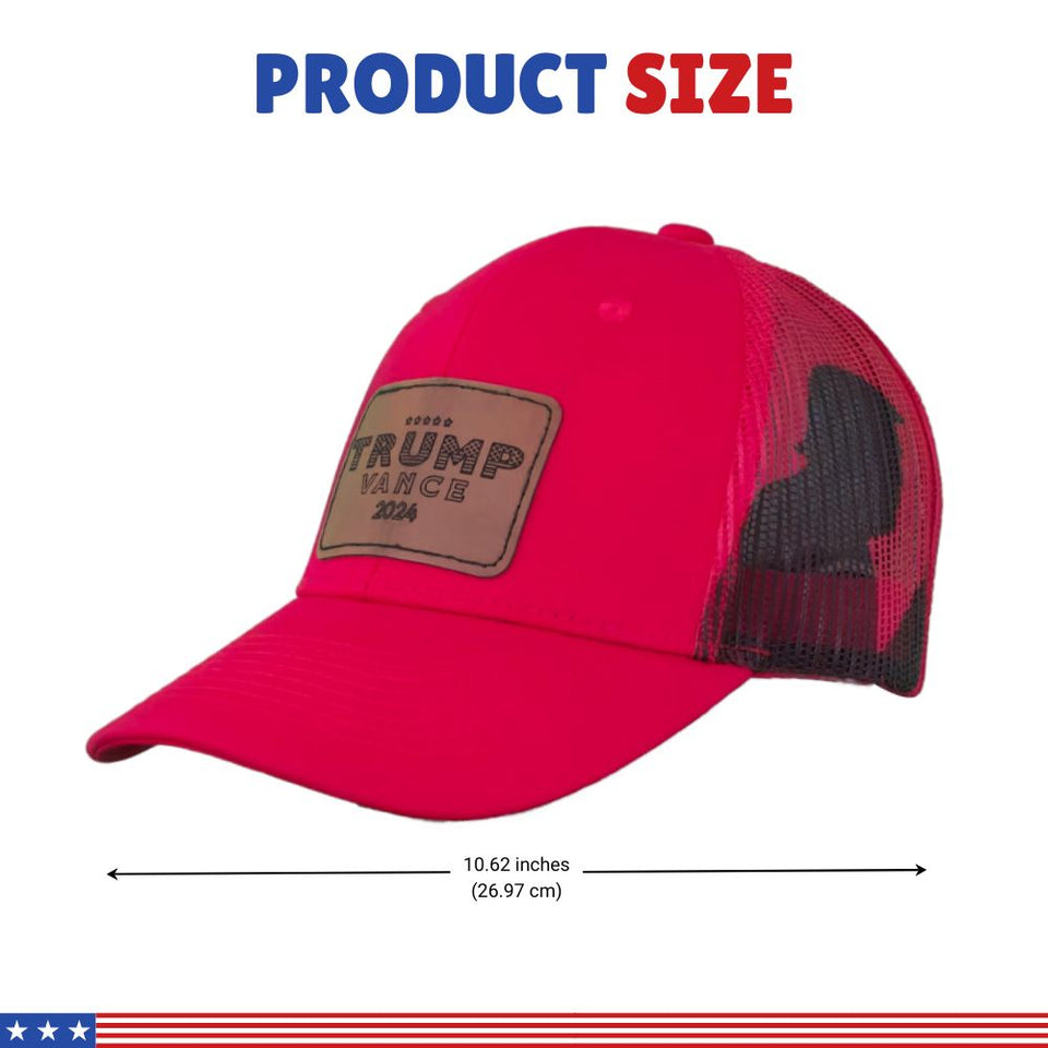 Trump Vance 2024 Silhouette Red Hat