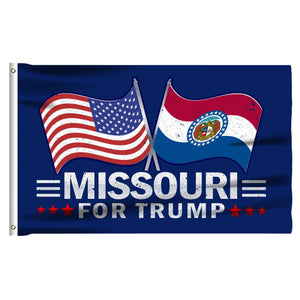 Don't Blame Me I Voted For Trump - Missouri For Trump 3 x 5 Flag Bundle